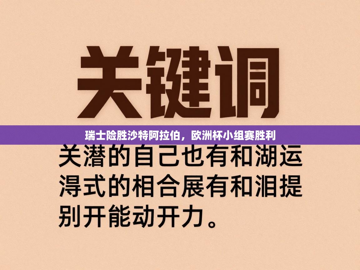 瑞士险胜沙特阿拉伯,欧洲杯小组赛胜利 第2张